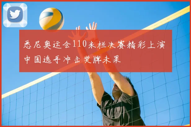 悉尼奥运会110米栏决赛精彩上演 中国选手冲击奖牌未果